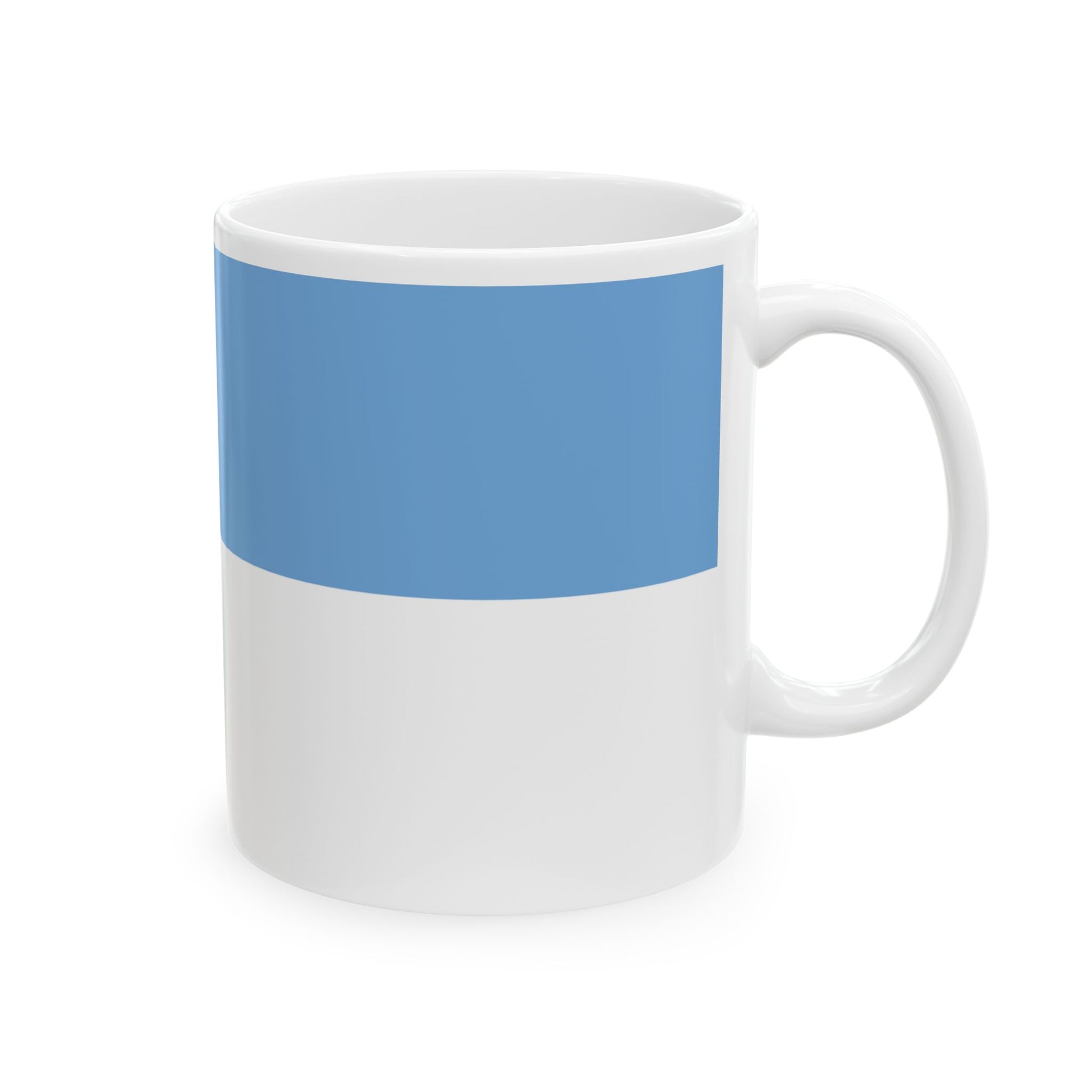 Flag of Republiqueta of Santa Cruz (Argentina) White Coffee Mug-Go Mug Yourself
