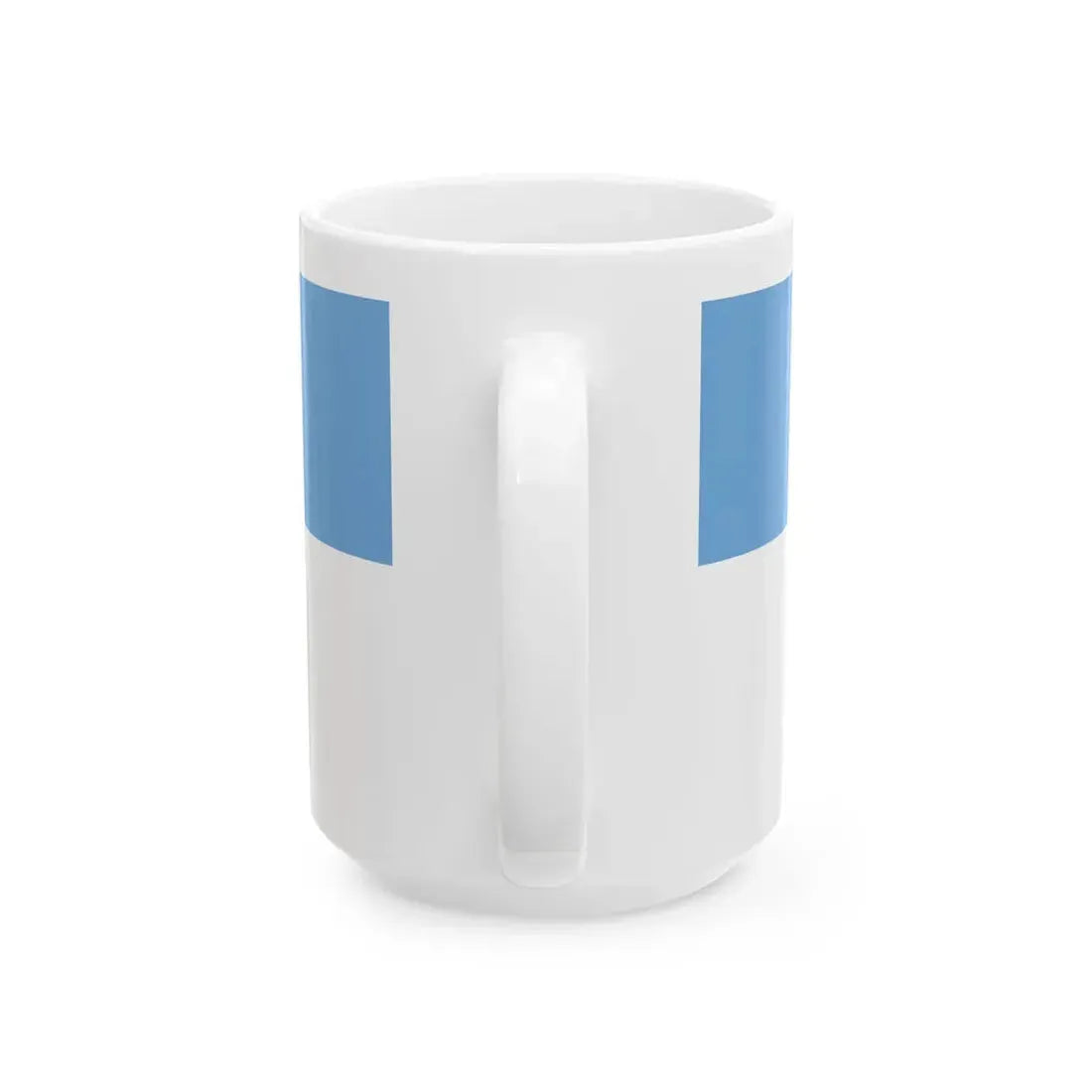 Flag of Republiqueta of Santa Cruz (Argentina) White Coffee Mug - Go Mug Yourself