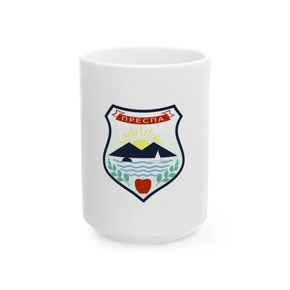 Flag of Resen Municipality (North Macedonia) White Coffee Mug 15oz - Go Mug Yourself