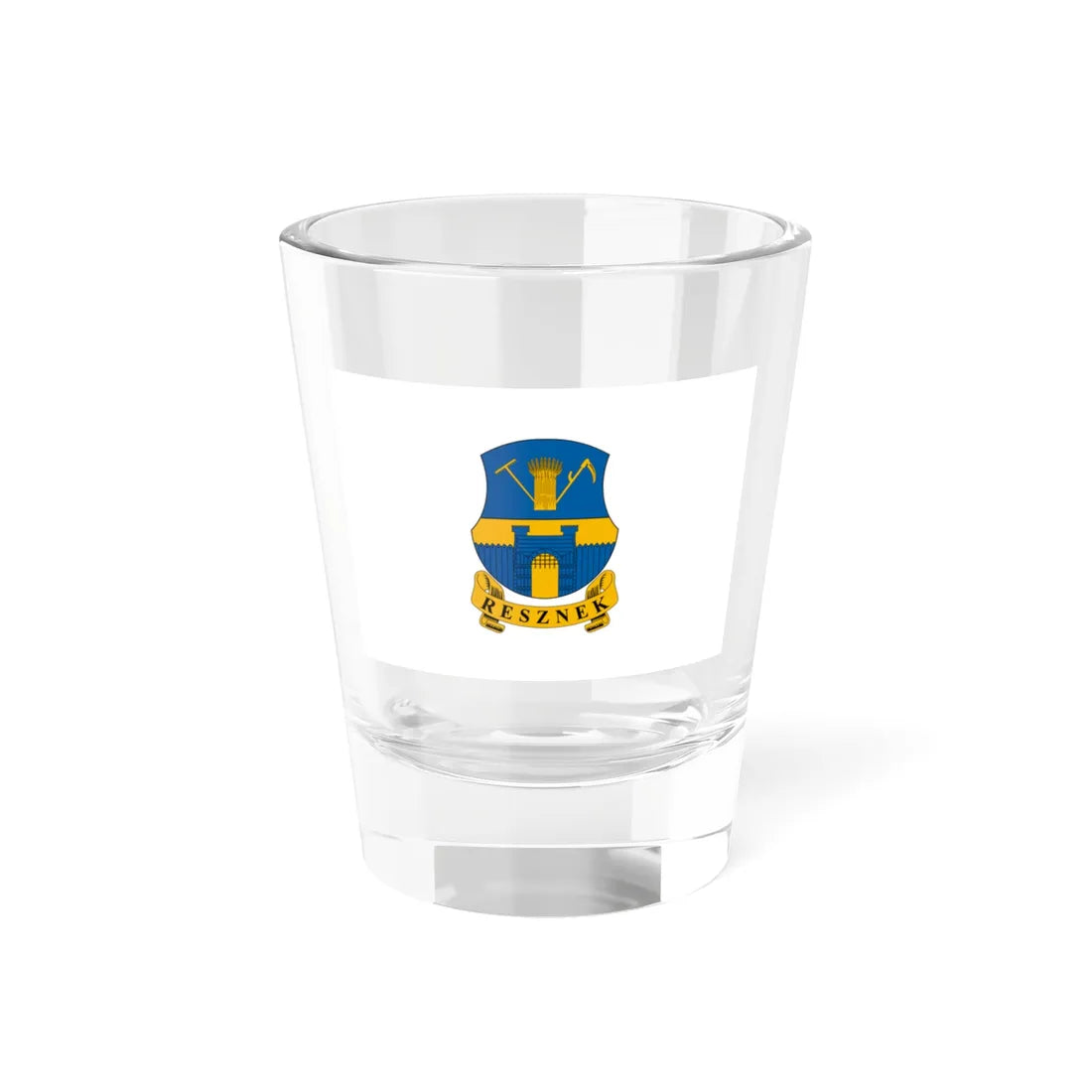 Flag of Resznek (Hungary) Shot Glass 1.5oz 1.5oz - Go Mug Yourself