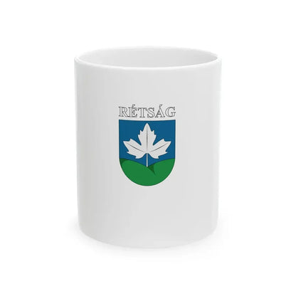 Flag of Retsag (Hungary) White Coffee Mug 11oz - Go Mug Yourself