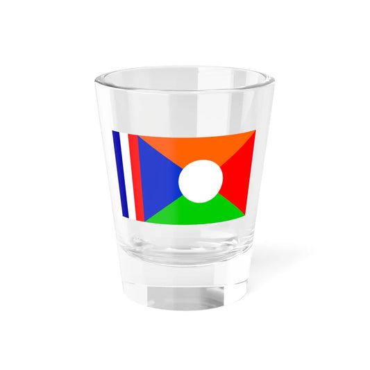 Flag of Reunion APDR proposal (France) Shot Glass 1.5oz 1.5oz - Go Mug Yourself