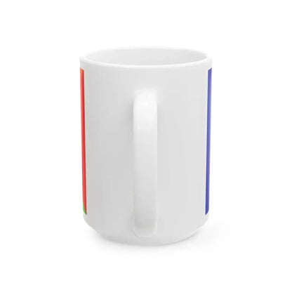 Flag of Reunion APDR proposal (France) White Coffee Mug - Go Mug Yourself