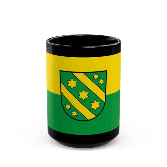 Flag of Reutlingen Germany - Black Coffee Mug 15oz - Go Mug Yourself