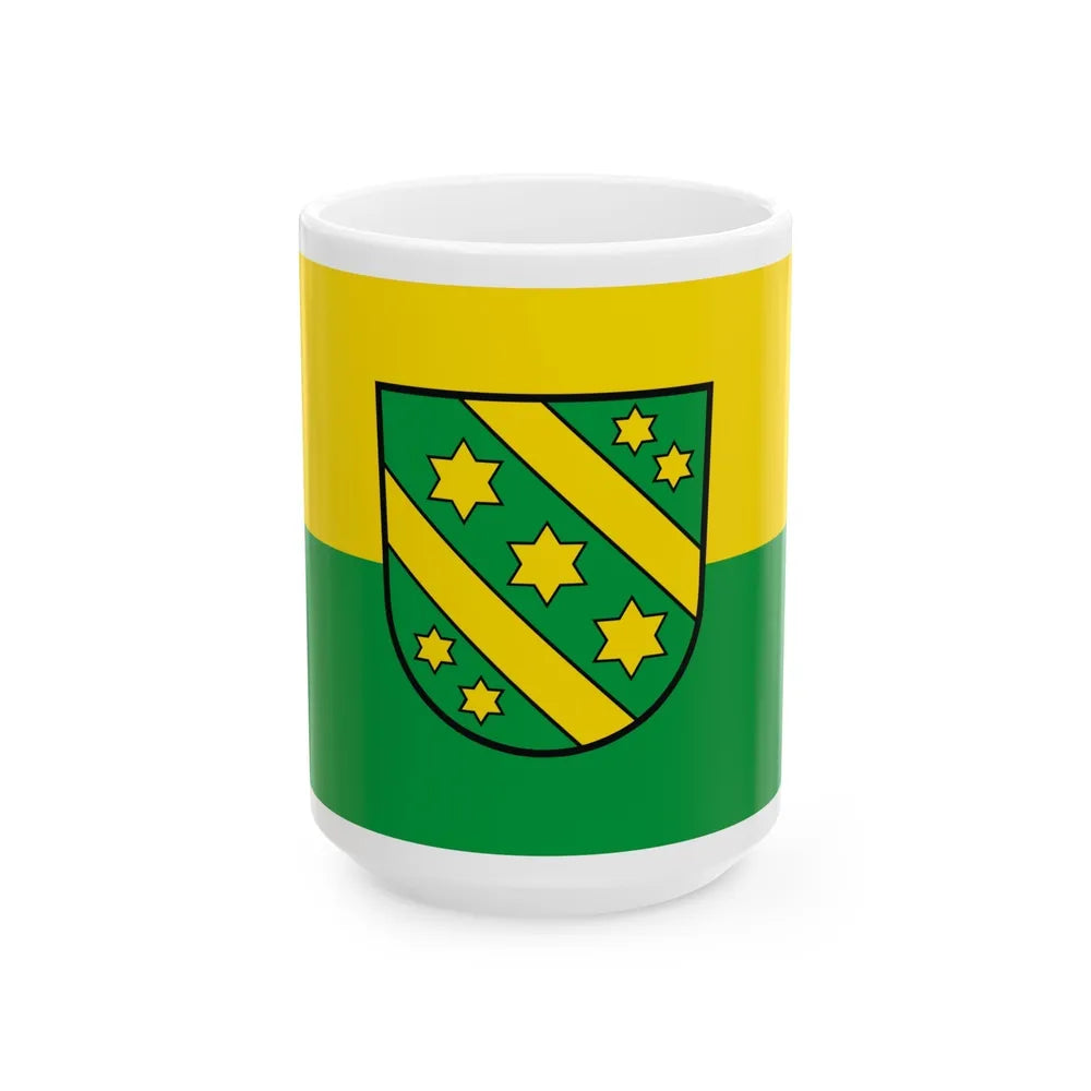 Flag of Reutlingen Germany - White Coffee Mug-15oz-Go Mug Yourself