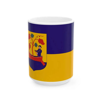 Flag of Revfulop (Hungary) White Coffee Mug 15oz - Go Mug Yourself