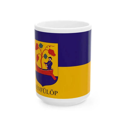 Flag of Revfulop variant (Hungary) White Coffee Mug 15oz - Go Mug Yourself