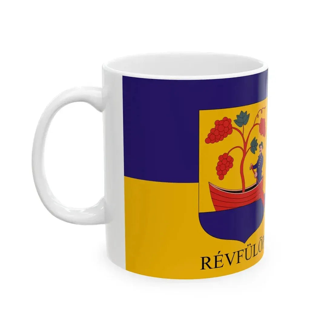 Flag of Revfulop variant (Hungary) White Coffee Mug - Go Mug Yourself
