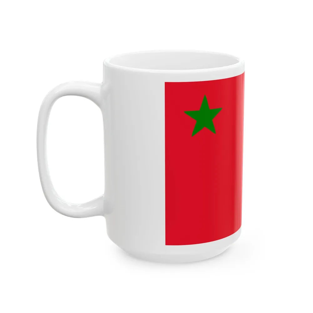 Flag of Revolutionary Party of Benin (Benin) White Coffee Mug - Go Mug Yourself