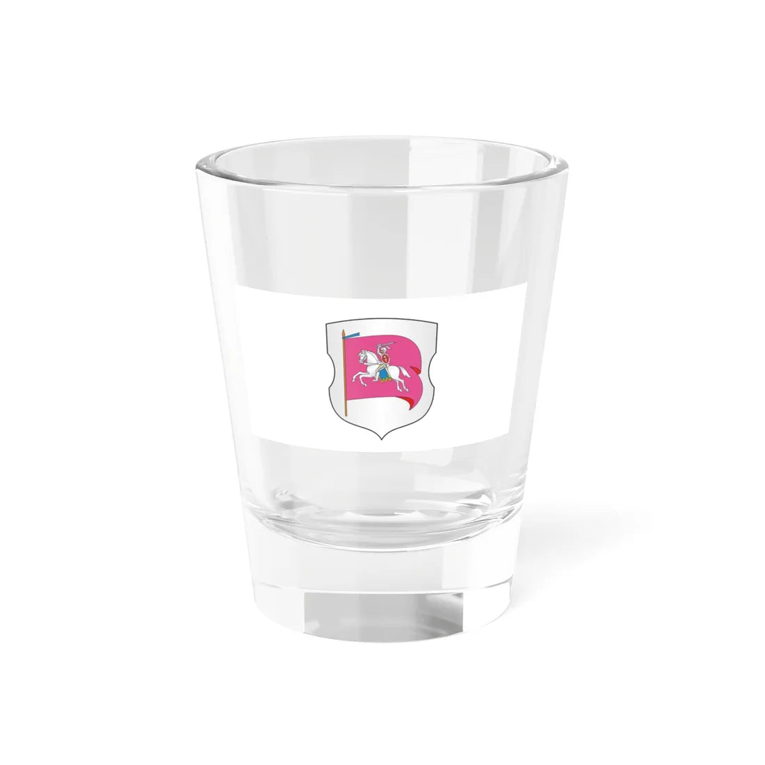 Flag of Rečyca Belarus (Belarus) Shot Glass 1.5oz 1.5oz - Go Mug Yourself