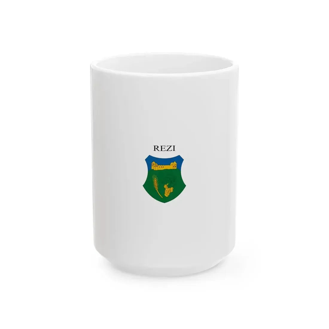Flag of Rezi (Hungary) White Coffee Mug 15oz - Go Mug Yourself