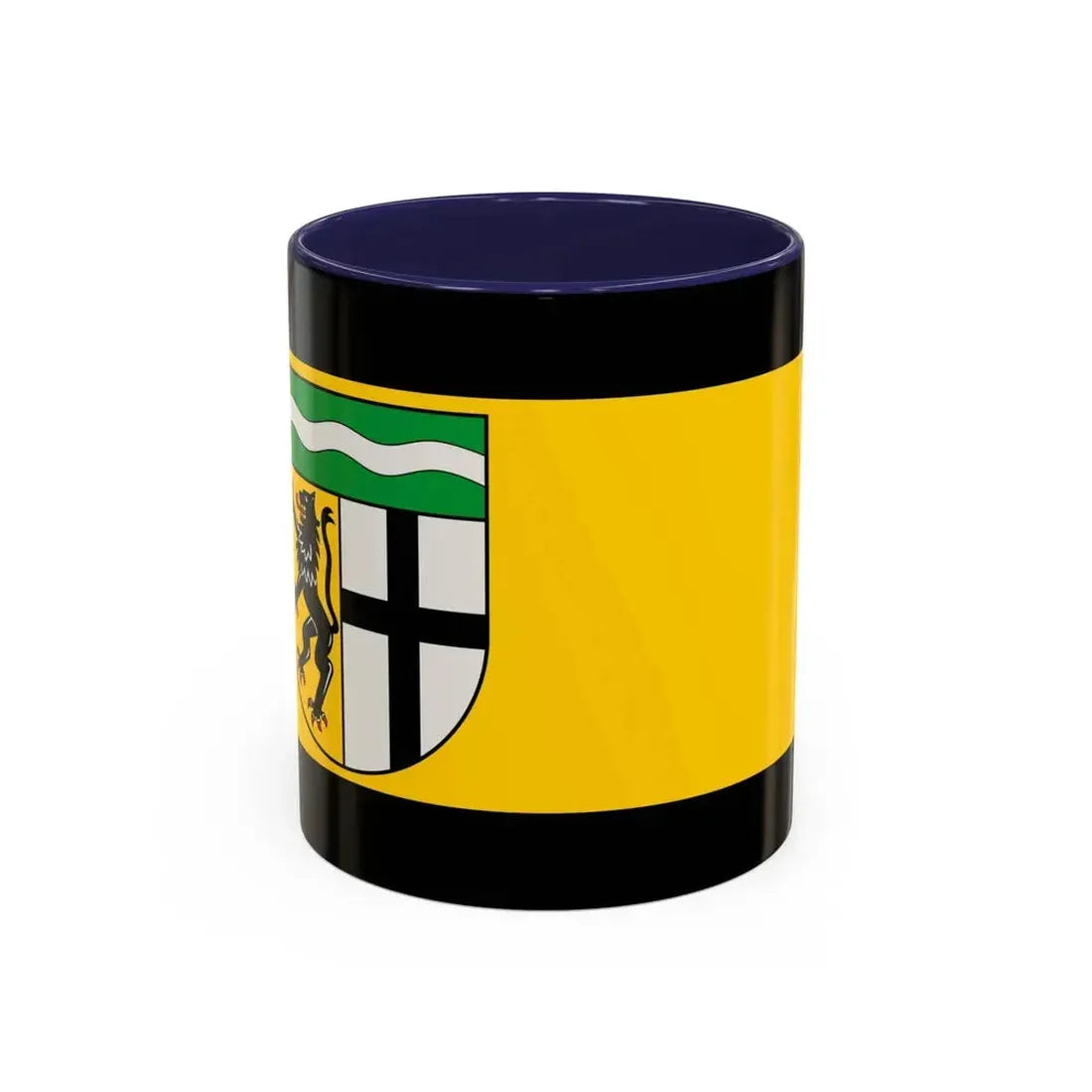 Flag of Rhein Erft Kreis Germany - Accent Coffee Mug 11oz Navy - Go Mug Yourself
