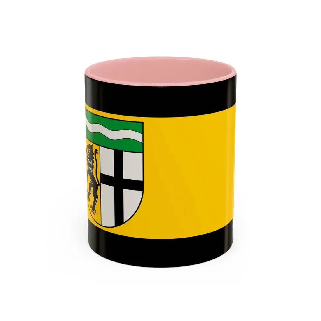 Flag of Rhein Erft Kreis Germany - Accent Coffee Mug 11oz Pink - Go Mug Yourself