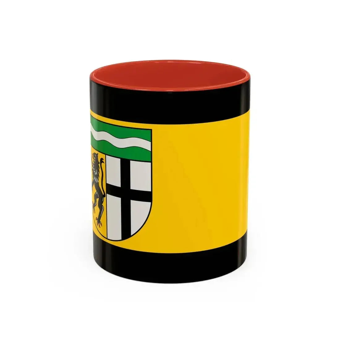 Flag of Rhein Erft Kreis Germany - Accent Coffee Mug 11oz Red - Go Mug Yourself