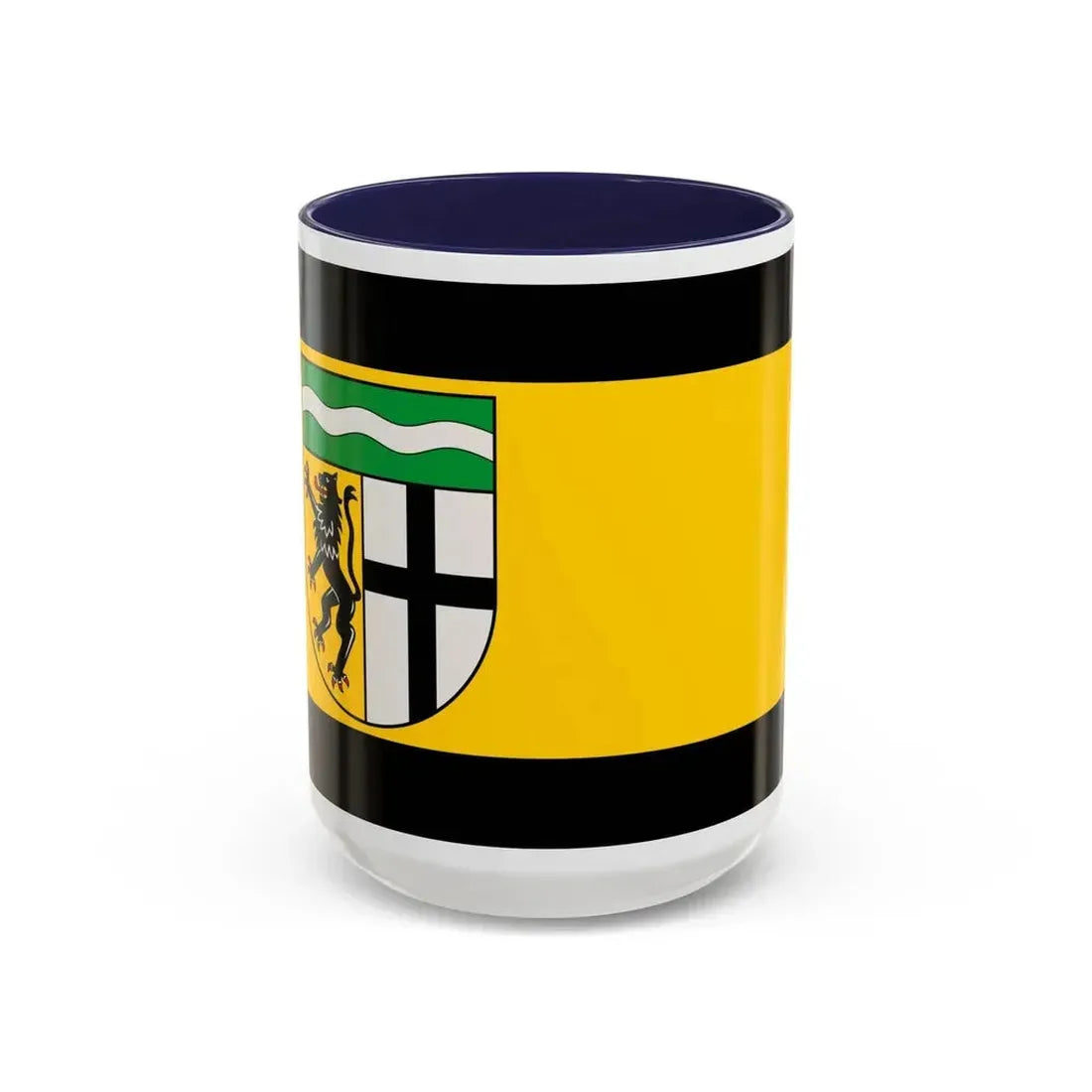 Flag of Rhein Erft Kreis Germany - Accent Coffee Mug 15oz Navy - Go Mug Yourself