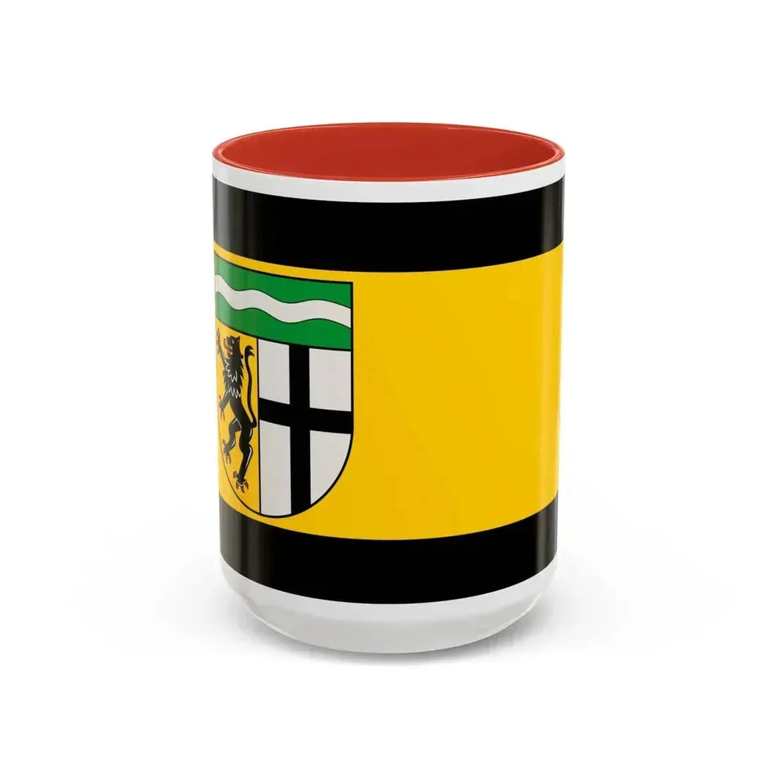 Flag of Rhein Erft Kreis Germany - Accent Coffee Mug 15oz Red - Go Mug Yourself