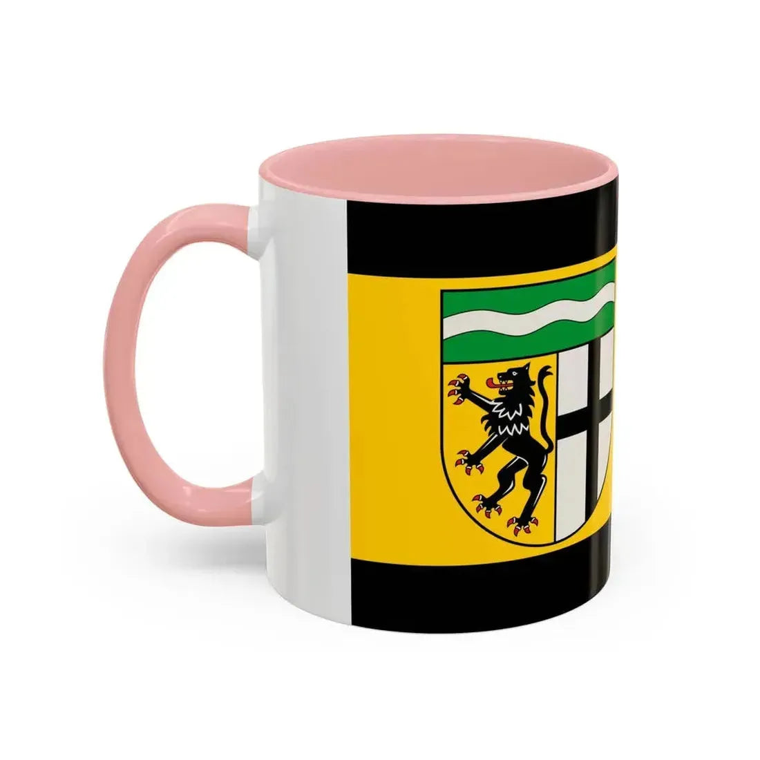 Flag of Rhein Erft Kreis Germany - Accent Coffee Mug - Go Mug Yourself