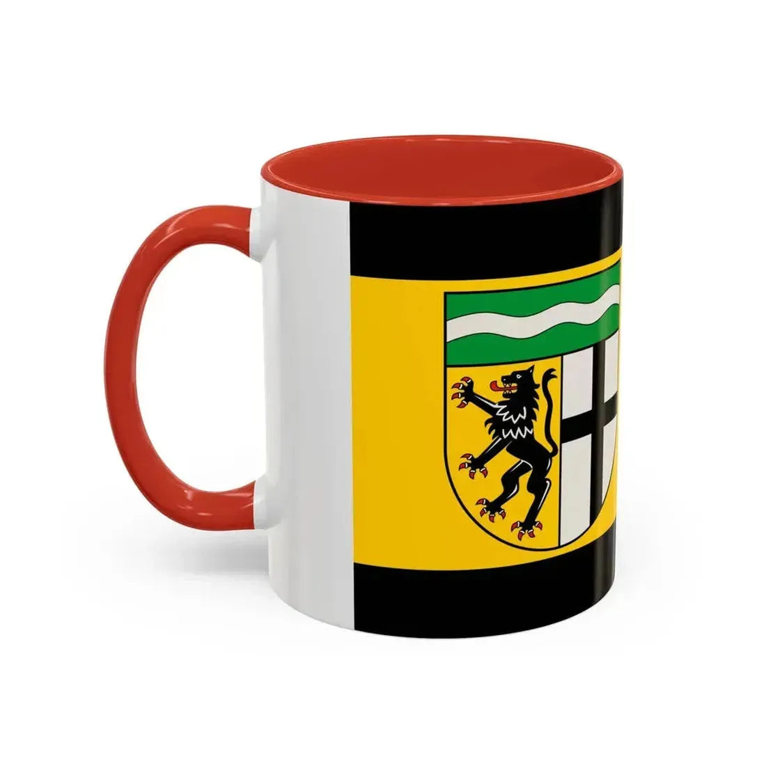 Flag of Rhein Erft Kreis Germany - Accent Coffee Mug - Go Mug Yourself
