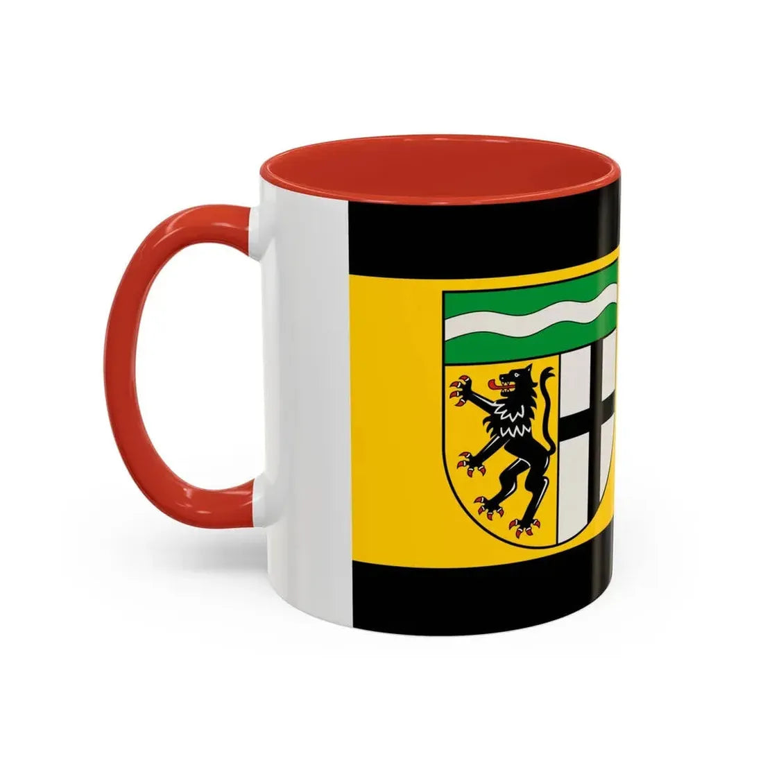 Flag of Rhein Erft Kreis Germany - Accent Coffee Mug - Go Mug Yourself