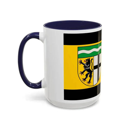 Flag of Rhein Erft Kreis Germany - Accent Coffee Mug - Go Mug Yourself