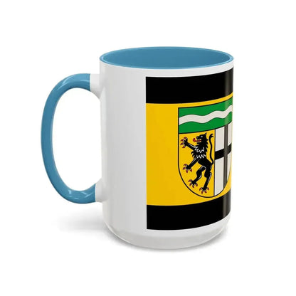 Flag of Rhein Erft Kreis Germany - Accent Coffee Mug - Go Mug Yourself