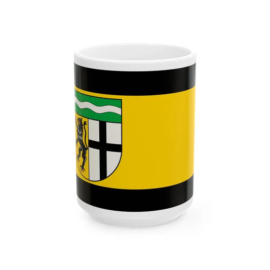 Flag of Rhein Erft Kreis Germany - White Coffee Mug 15oz - Go Mug Yourself