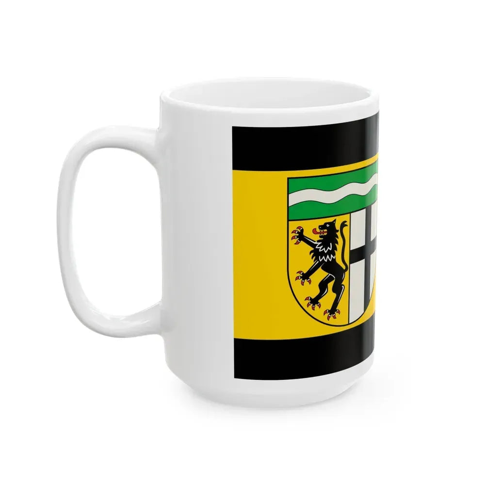 Flag of Rhein Erft Kreis Germany - White Coffee Mug - Go Mug Yourself