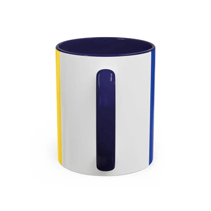 Flag of Rhein Hunsrueck Kreis Germany - Accent Coffee Mug - Go Mug Yourself