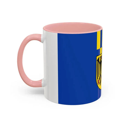 Flag of Rhein Hunsrueck Kreis Germany - Accent Coffee Mug - Go Mug Yourself