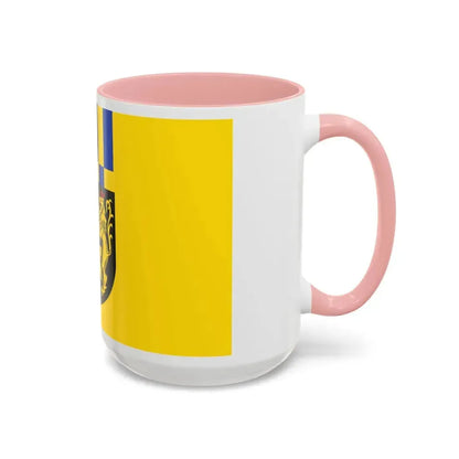 Flag of Rhein Hunsrueck Kreis Germany - Accent Coffee Mug - Go Mug Yourself