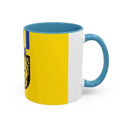 Flag of Rhein Hunsrueck Kreis Germany - Accent Coffee Mug - Go Mug Yourself