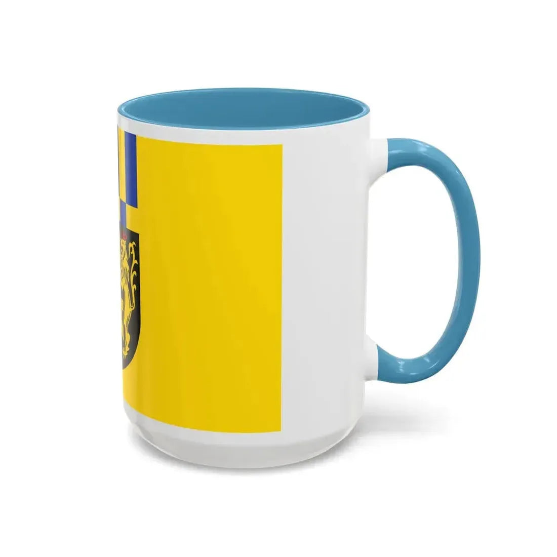 Flag of Rhein Hunsrueck Kreis Germany - Accent Coffee Mug - Go Mug Yourself