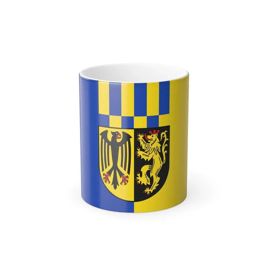 Flag of Rhein Hunsrueck Kreis Germany - Color Changing Coffee Mug 11oz - Go Mug Yourself