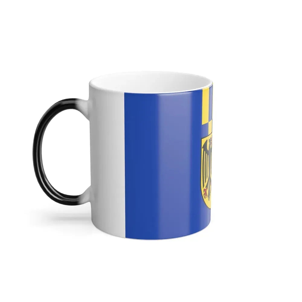 Flag of Rhein Hunsrueck Kreis Germany - Color Changing Coffee Mug - Go Mug Yourself