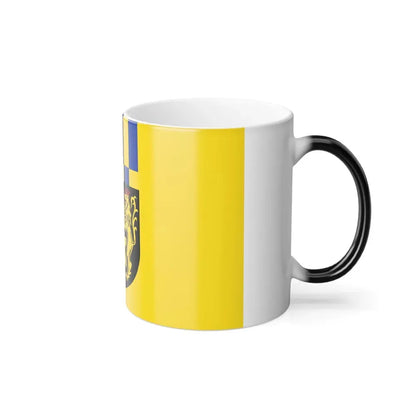 Flag of Rhein Hunsrueck Kreis Germany - Color Changing Coffee Mug - Go Mug Yourself