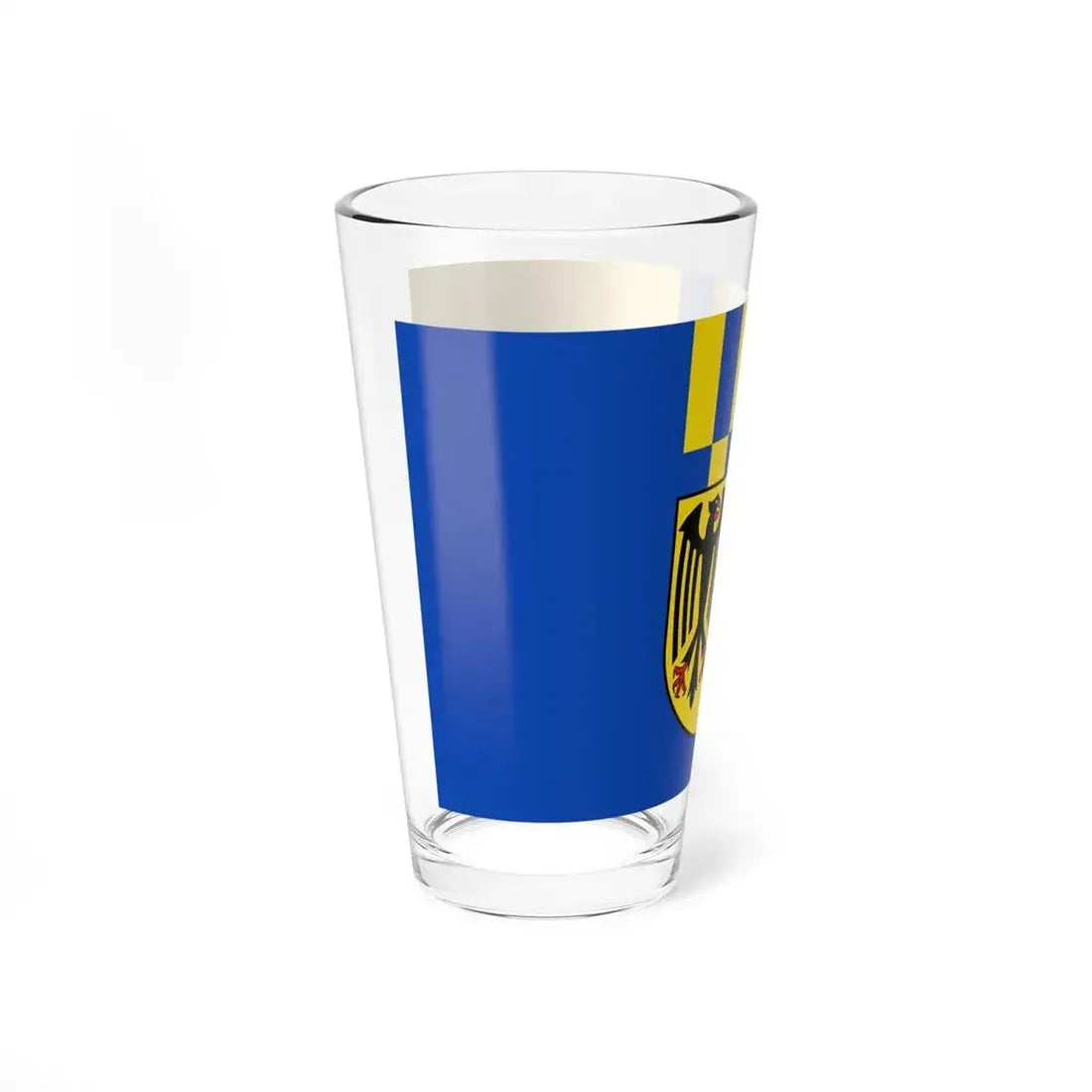 Flag of Rhein Hunsrueck Kreis Germany - Pint Glass 16oz - Go Mug Yourself