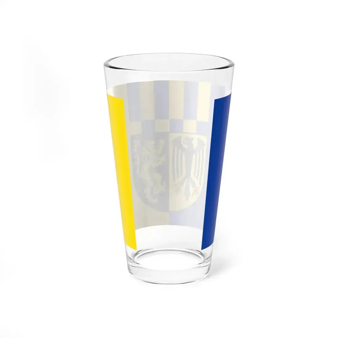 Flag of Rhein Hunsrueck Kreis Germany - Pint Glass 16oz - Go Mug Yourself