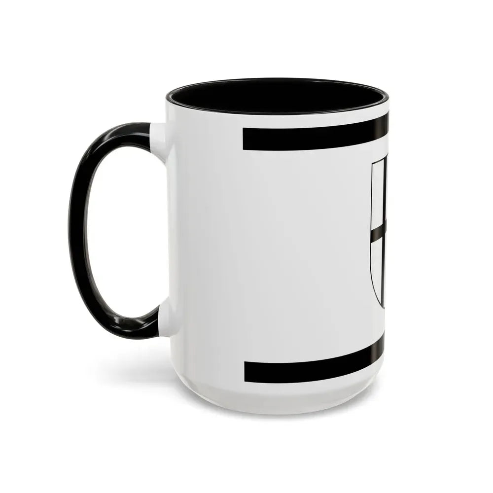 Flag of Rhein Kreises Neuss Germany - Accent Coffee Mug - Go Mug Yourself
