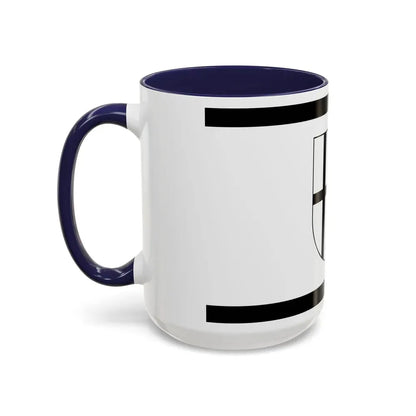 Flag of Rhein Kreises Neuss Germany - Accent Coffee Mug - Go Mug Yourself
