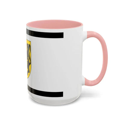 Flag of Rhein Kreises Neuss Germany - Accent Coffee Mug - Go Mug Yourself