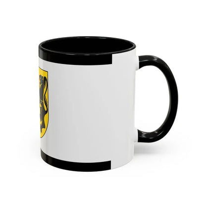Flag of Rhein Kreises Neuss Germany - Accent Coffee Mug - Go Mug Yourself