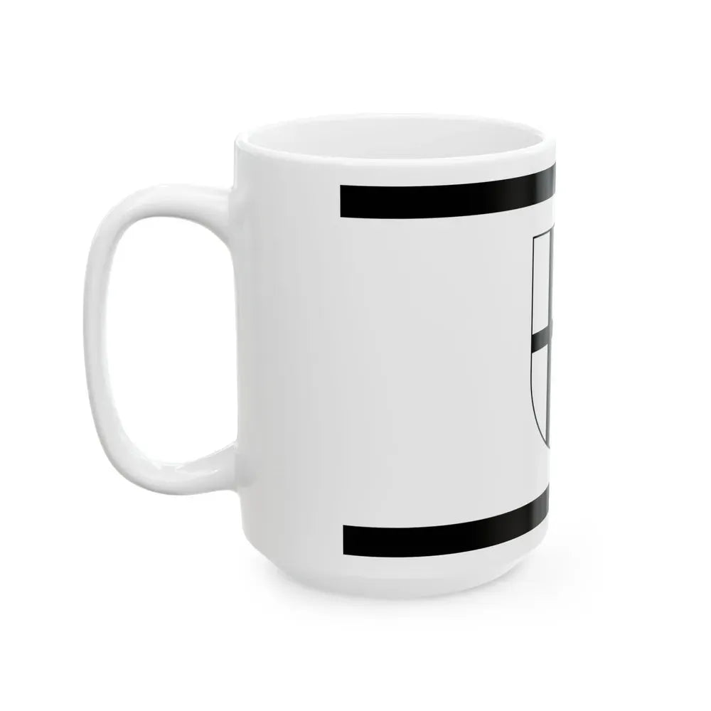 Flag of Rhein Kreises Neuss Germany - White Coffee Mug - Go Mug Yourself