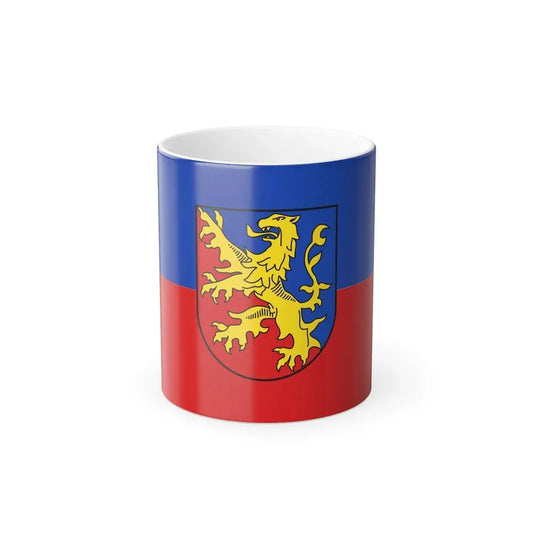 Flag of Rhein Lahn Kreis Germany - Color Changing Coffee Mug 11oz - Go Mug Yourself