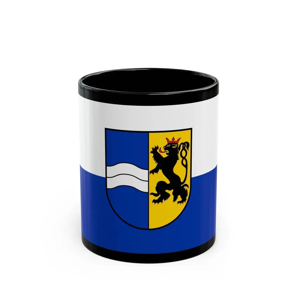 Flag of Rhein Neckar Kreis Germany - Black Coffee Mug 11oz - Go Mug Yourself