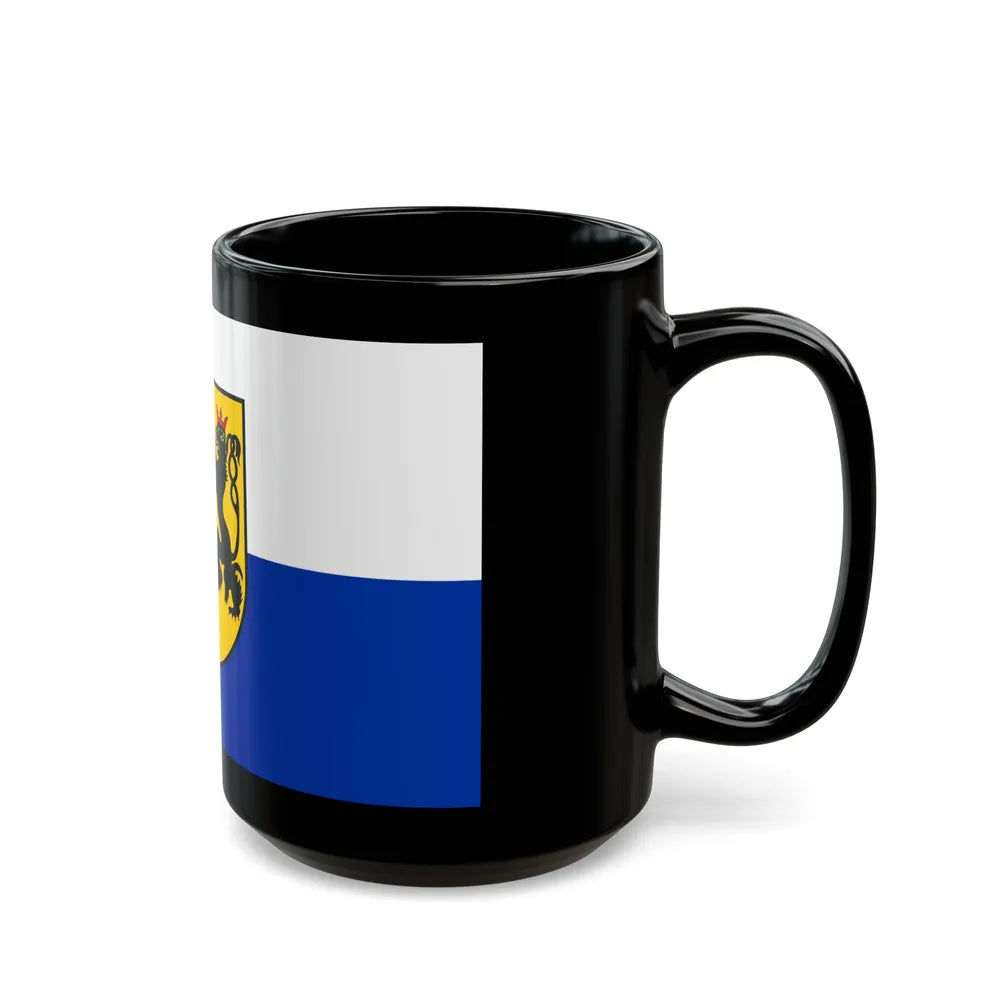 Flag of Rhein Neckar Kreis Germany - Black Coffee Mug-Go Mug Yourself