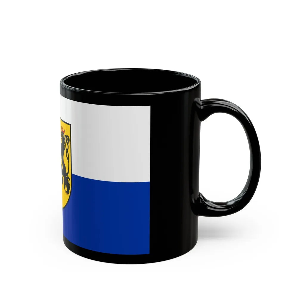 Flag of Rhein Neckar Kreis Germany - Black Coffee Mug-Go Mug Yourself