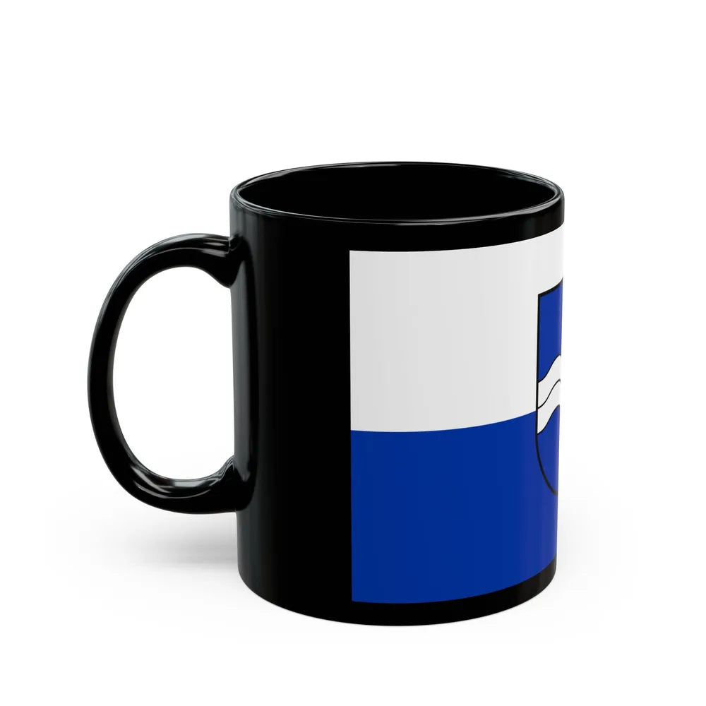 Flag of Rhein Neckar Kreis Germany - Black Coffee Mug-Go Mug Yourself