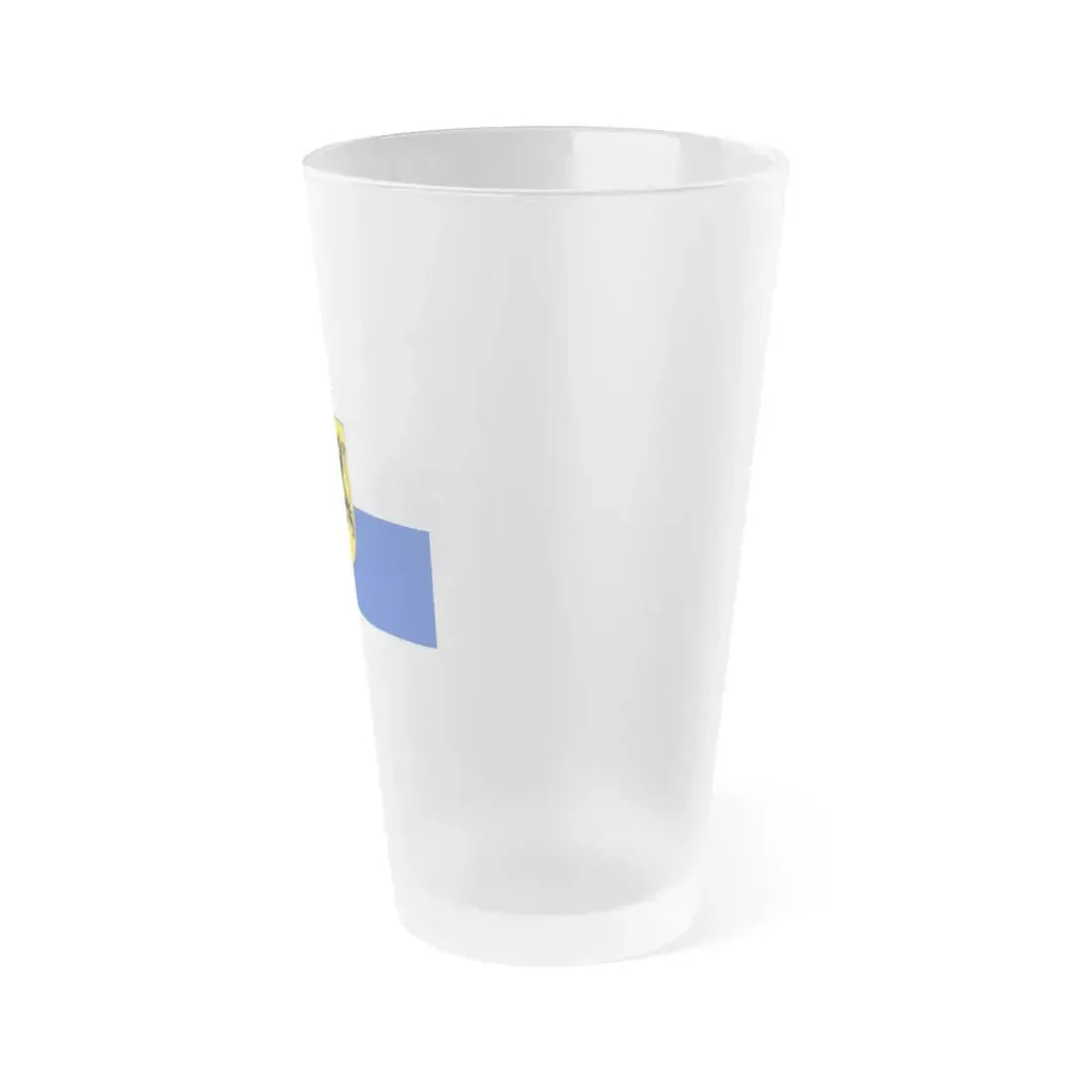 Flag of Rhein Neckar Kreis Germany - Frosted Pint Glass 16oz - Go Mug Yourself