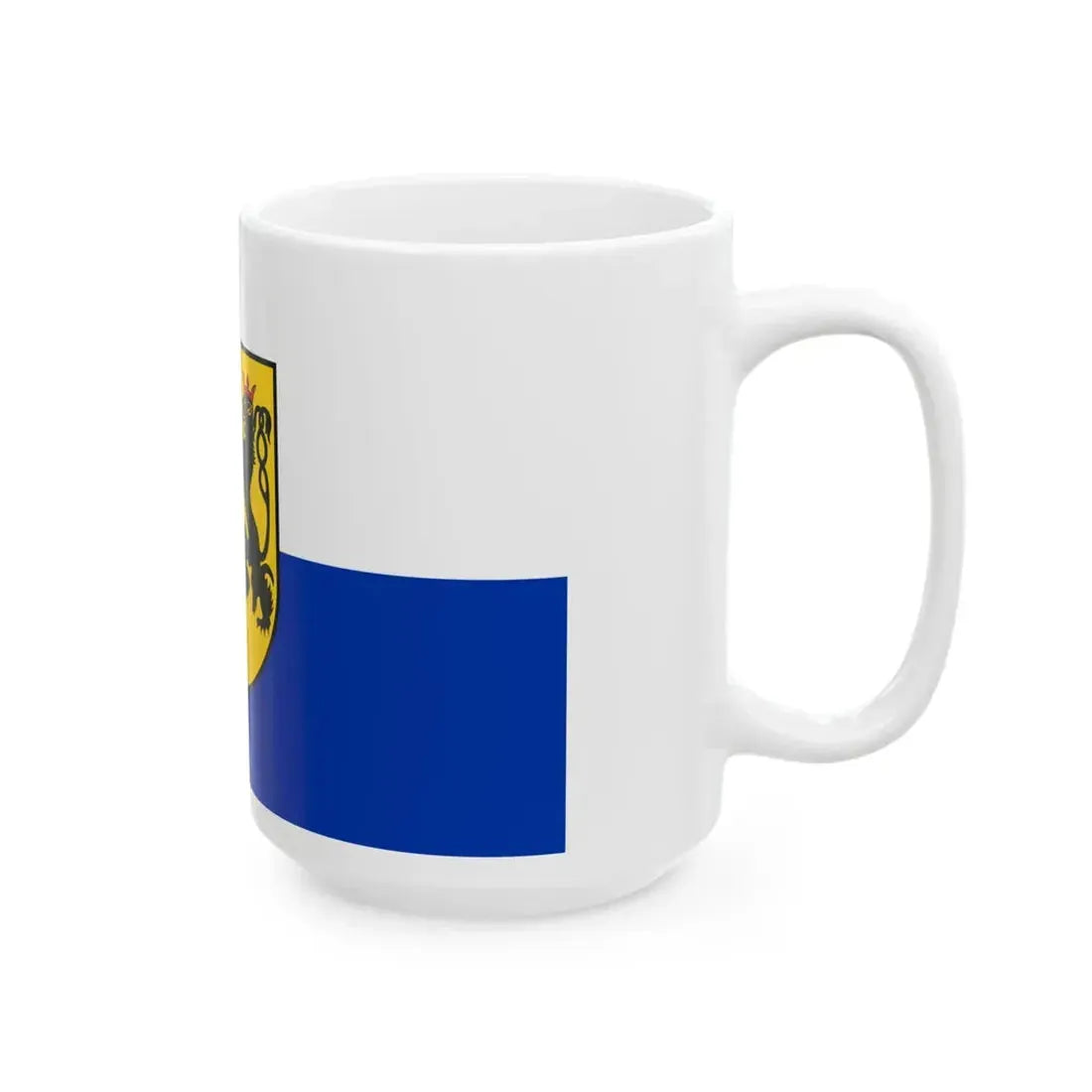 Flag of Rhein Neckar Kreis Germany - White Coffee Mug - Go Mug Yourself