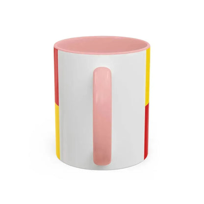 Flag of Rhein Pfalz Kreis Germany - Accent Coffee Mug - Go Mug Yourself